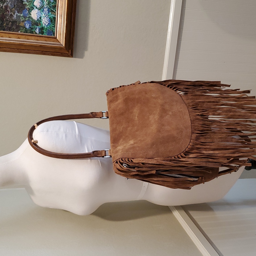 Barbara Bui Suede Fringe Bag - Picture 6 of 16